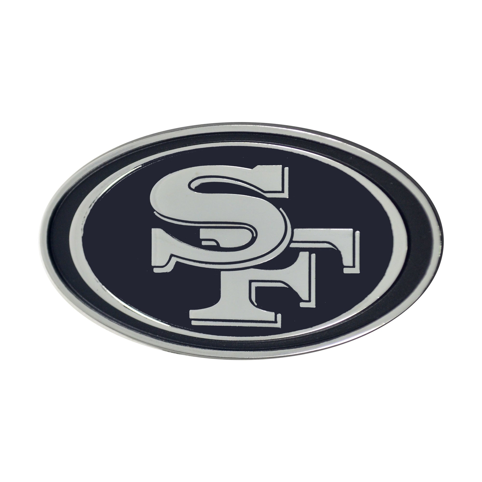 San Francisco 49ers Premium Solid Metal Chrome Plated Car Auto Emblem –  Patch Collection